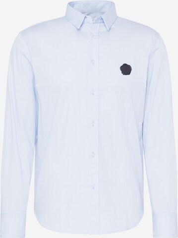 Viktor&Rolf - Regular Fit Camisa em azul: frente