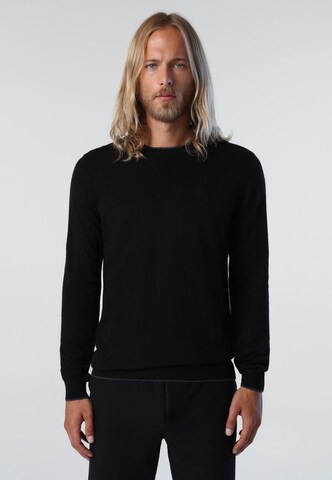North Sails Sweater in Black: front