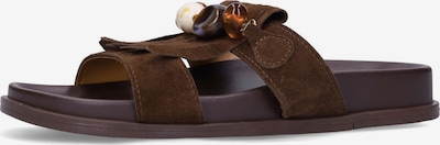 MANFIELD Mules in 36 in Brown, Item view