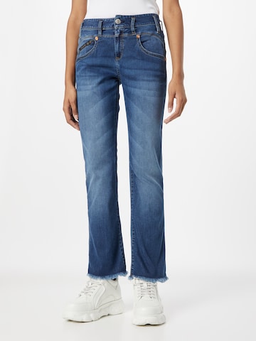 Herrlicher Bootcut Jeans i blå: framsida