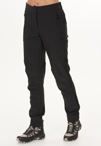 Whistler Regular Outdoor Pants 'Saldon' in Black: front