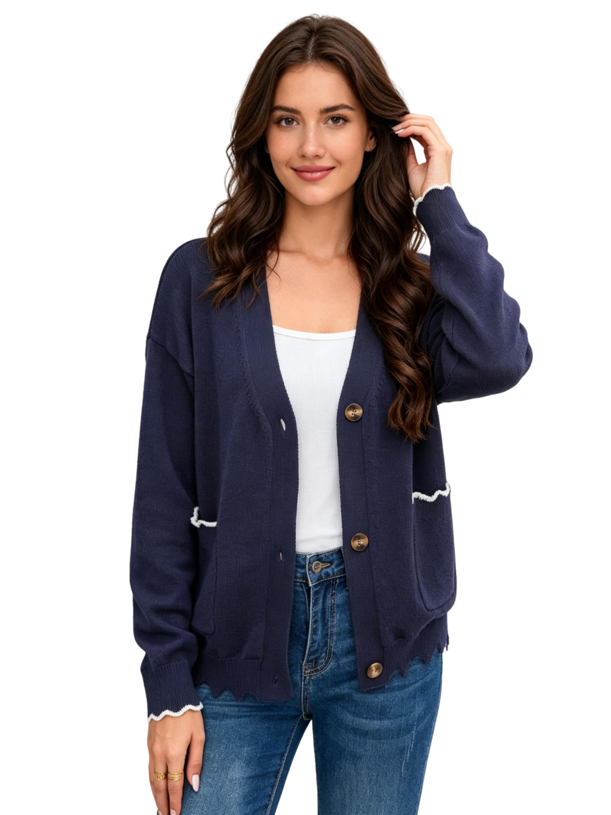 KoJooin Strickjacke‌‌ in Blau