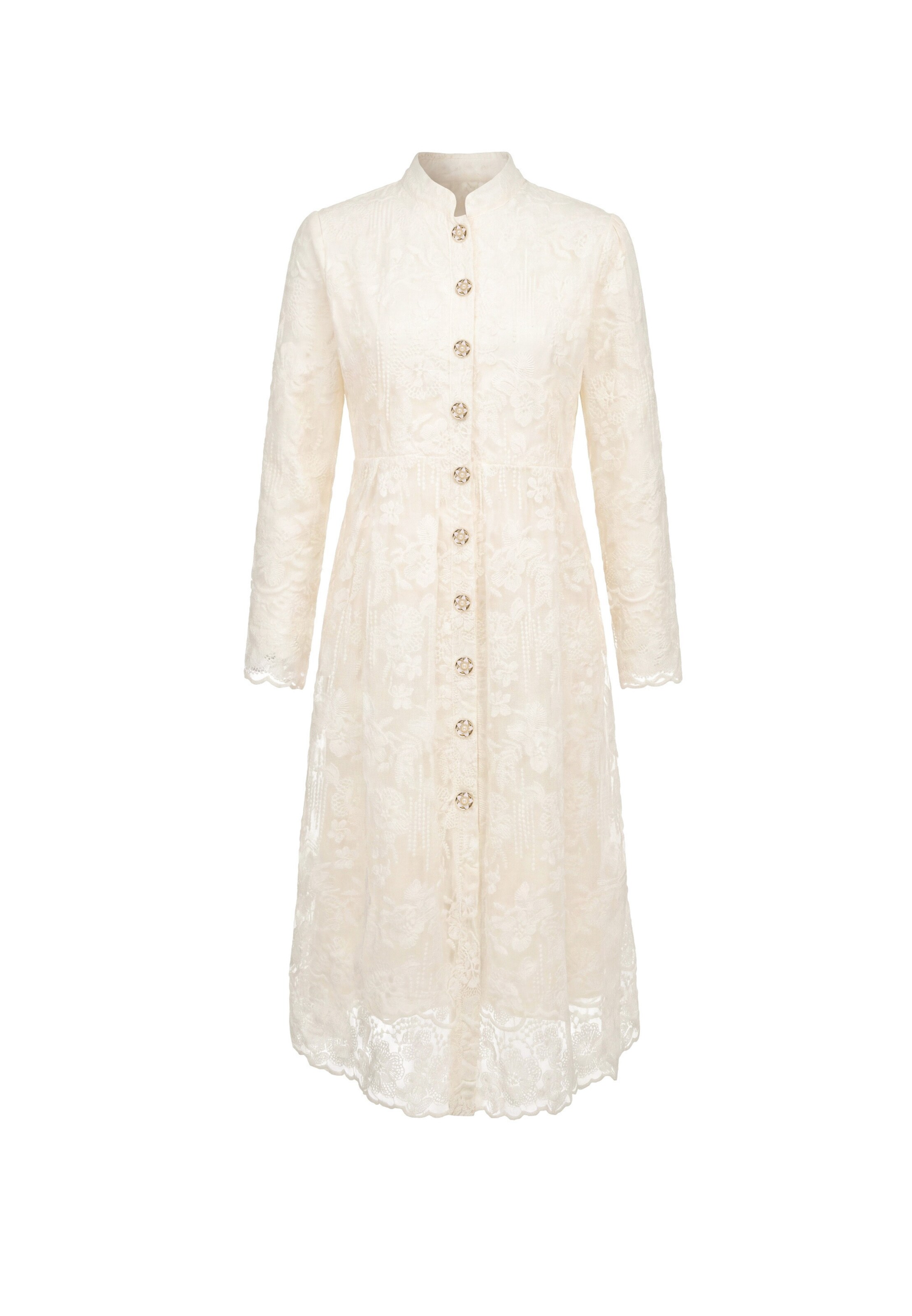 Usha Jurk in Beige: voorkant