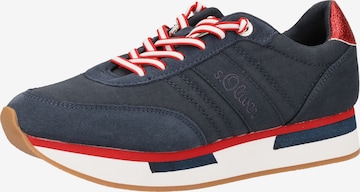 s.Oliver Sneakers laag in Blauw: voorkant