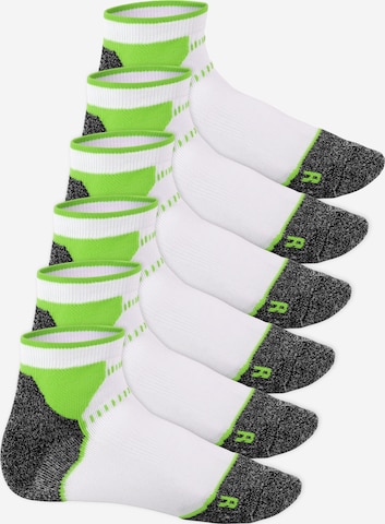 footstar Sportsocken 'Performance' in Grün: Vorderseite