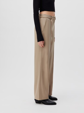 LeGer by Lena Gercke Regular Trousers 'Leany' in Beige