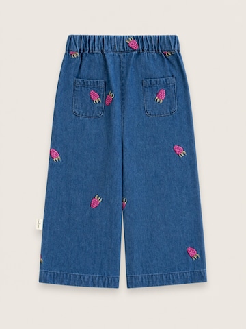 LouieLouie Byxa 'Rosemary ∼ Small raspberries embroidery' i blå