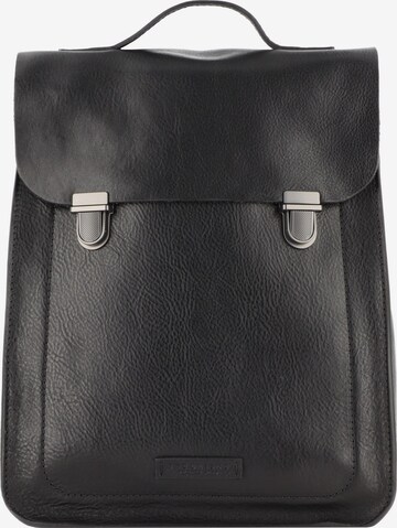 The Bridge Backpack 'Ettore' in Black: front