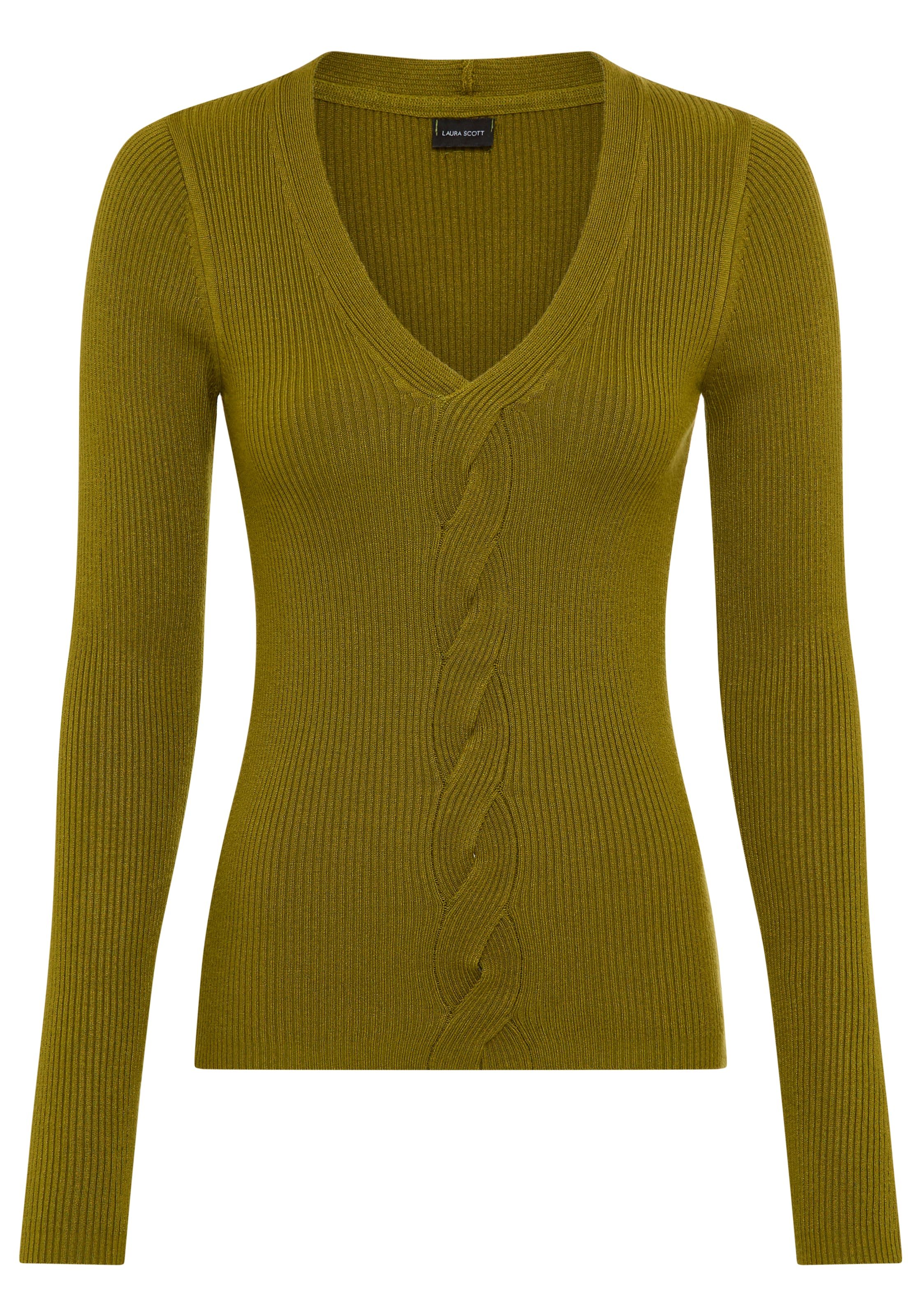 LAURA SCOTT Sweater in Green: front