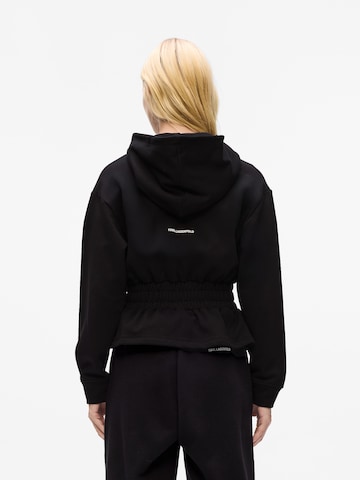 Giacca di felpa 'Ikon' di Karl Lagerfeld in nero