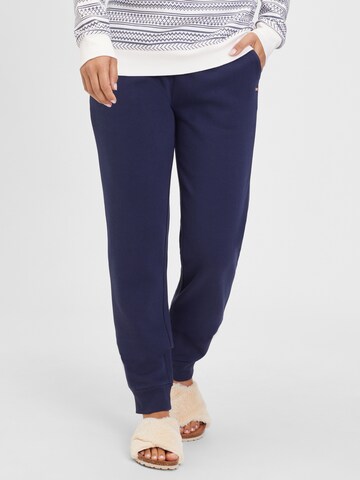 s.Oliver - Tapered Pantalón en azul: frente