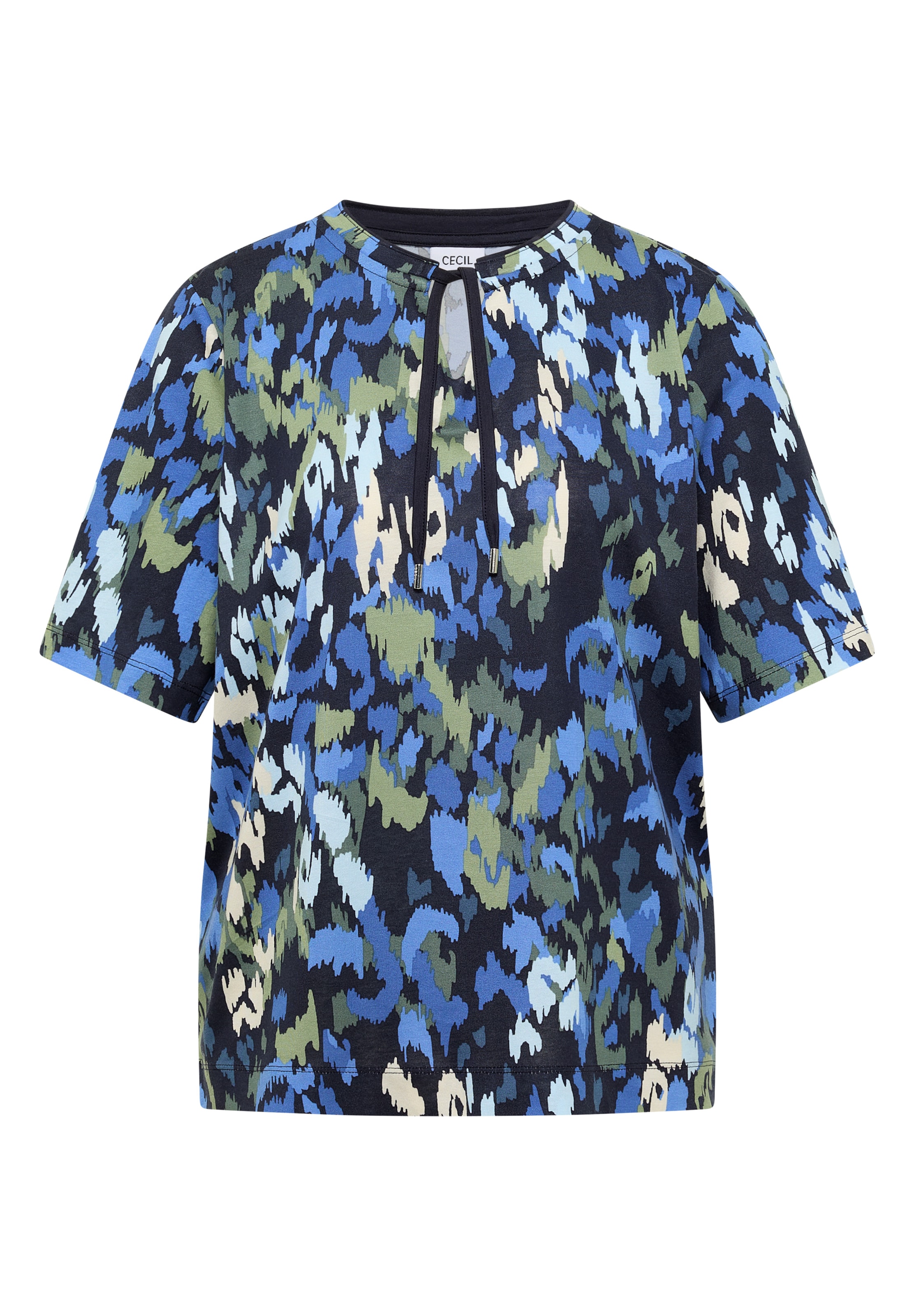 Tricou de la CECIL pe albastru: față