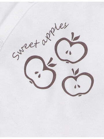 NINI Romper/bodysuit 'Sweet Apples' in White