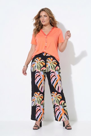 Angel of Style Wide leg Broek in Zwart