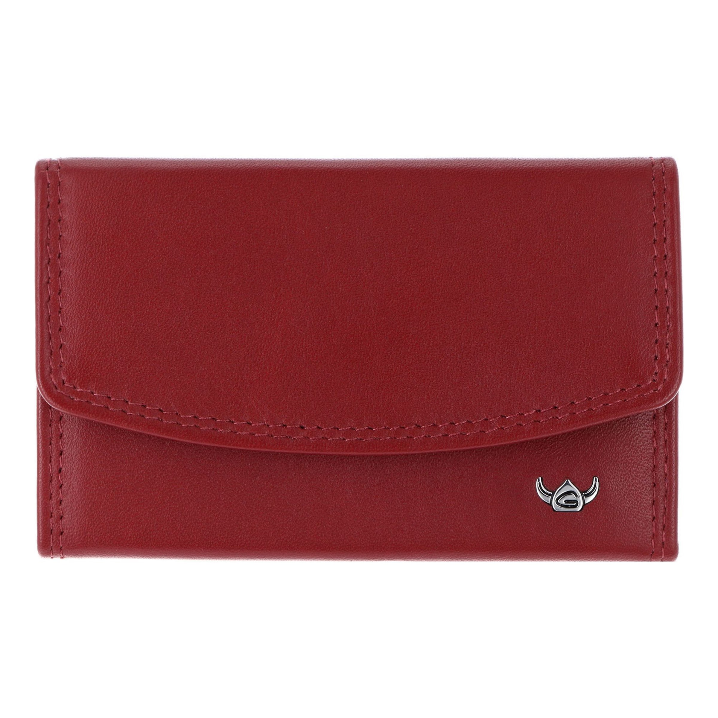 Porte-monnaies GOLDEN HEAD en rouge : devant