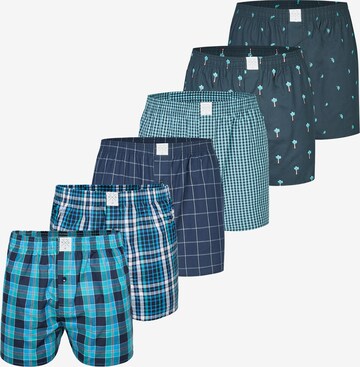 Boxers 'Classics' MG-1 en bleu : devant