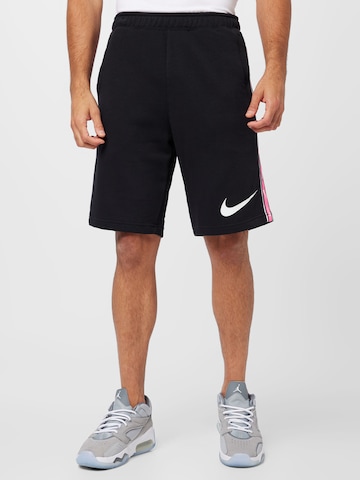 Nike Sportswear regular Bukser i sort: forside