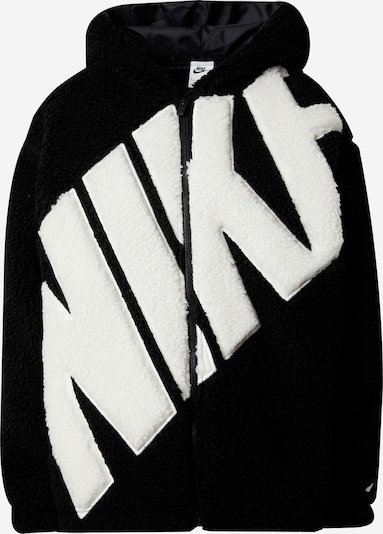 Nike Sportswear Jacke in schwarz / weiß, Produktansicht