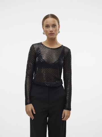 VERO MODA Top 'SAFINA' in Zwart: voorkant