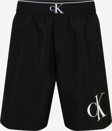 Calvin Klein Swimwear Board Shorts in Black: front