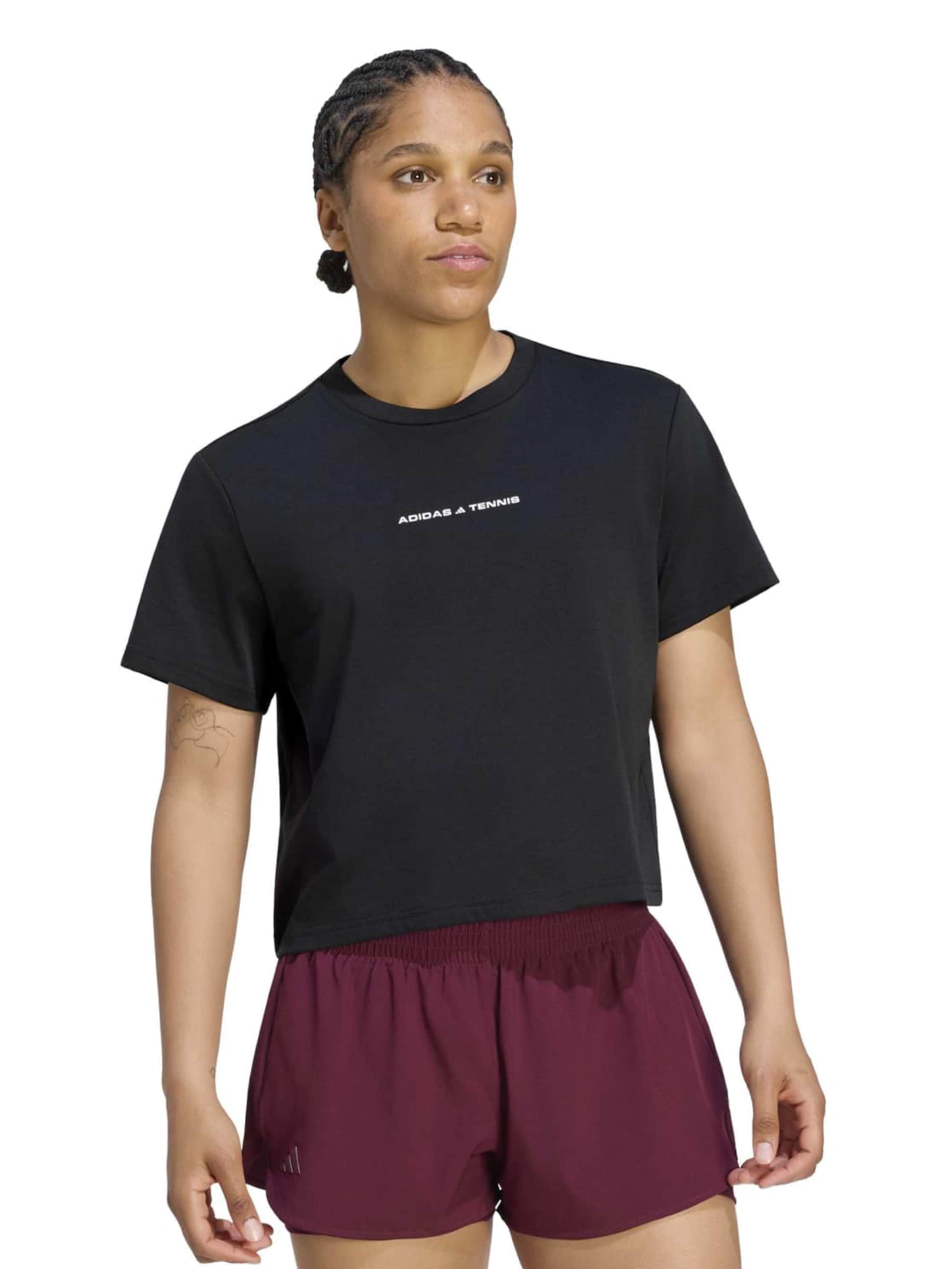 ADIDAS PERFORMANCE - Camiseta funcional 'Tns Cltr' en negro: frente