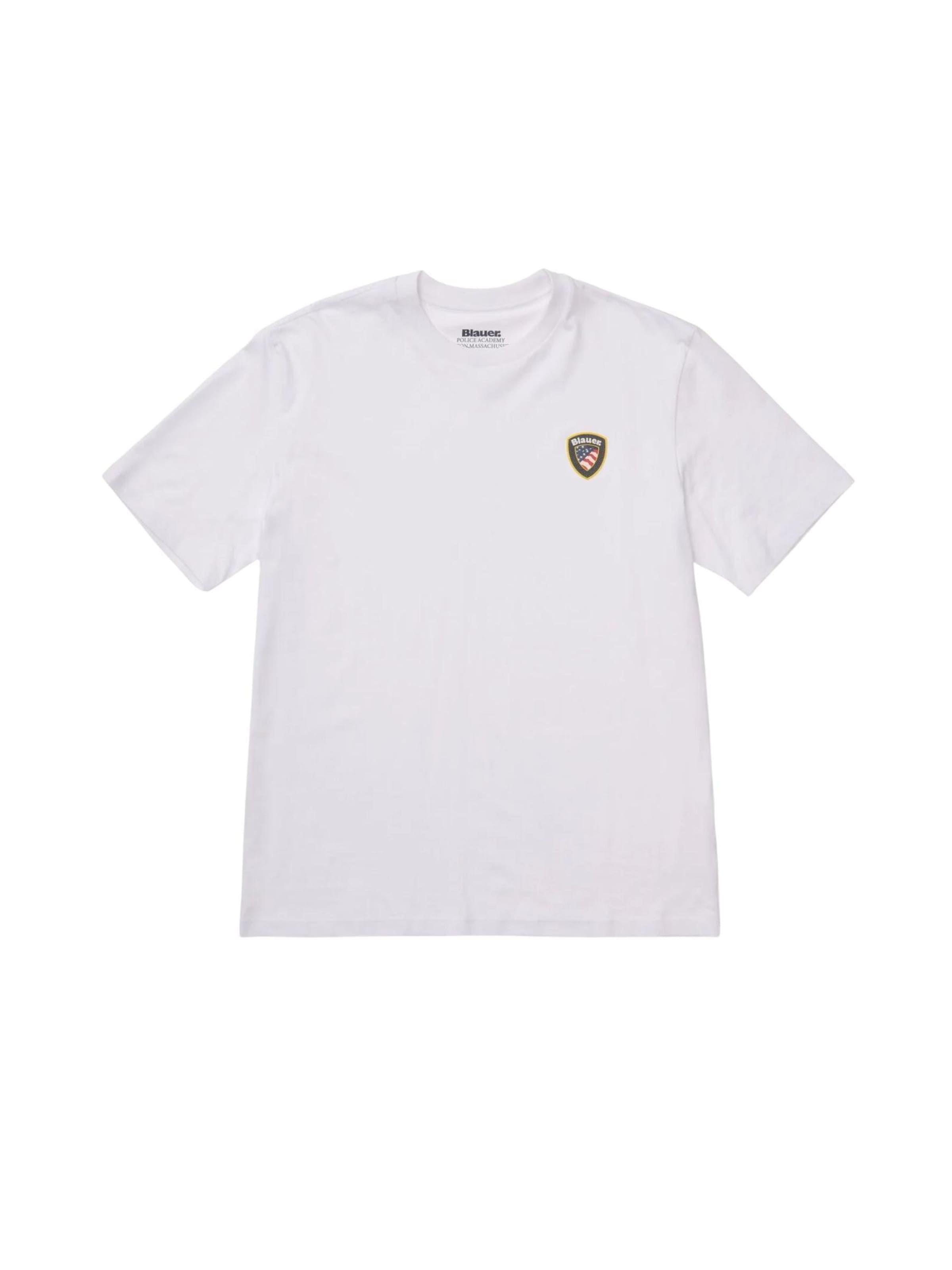 Blauer Shirt 'BLAUER FAXON T-SHIRT T-SHIRT' in White: front