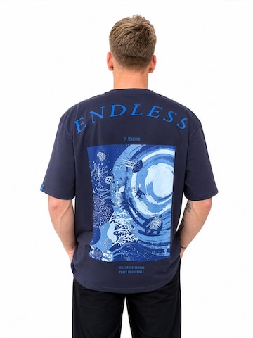 MARSIORSTUDIO. Shirt 'ENDLESS' in Blue