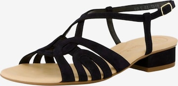 Sandales à lanières Paul Green en bleu : devant