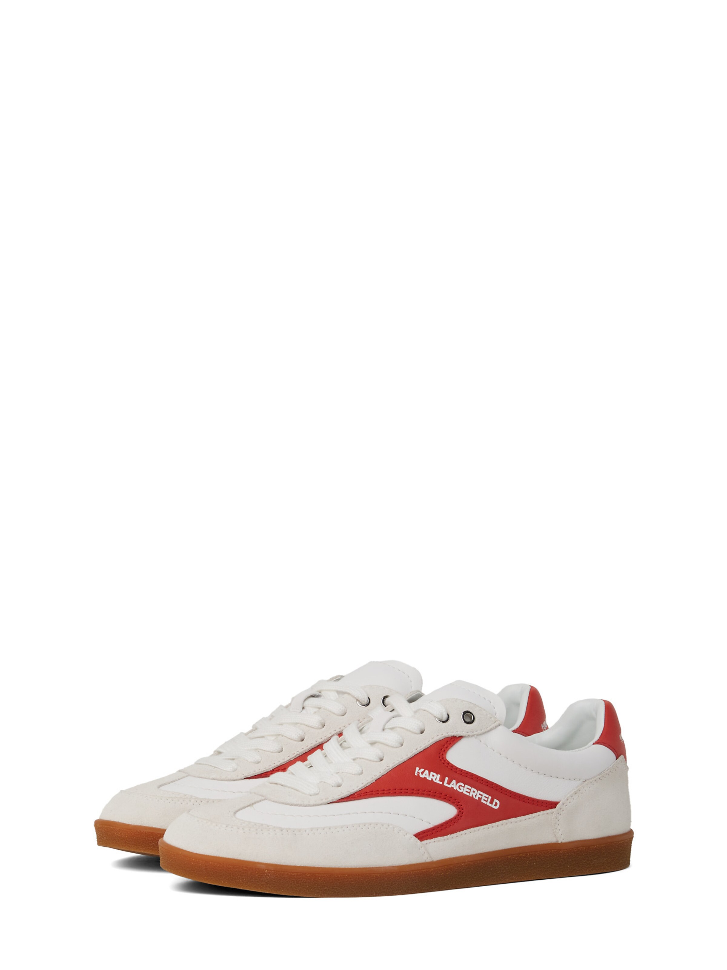 Sneaker low Karl Lagerfeld pe roșu / alb / alb murdar, Vizualizare produs