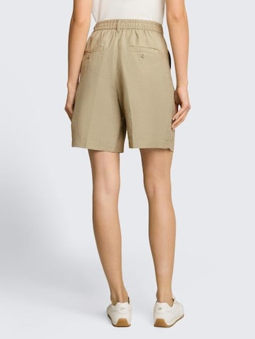TOM TAILOR Loose fit Trousers in Green