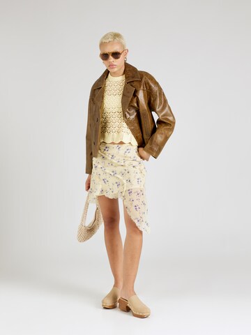 TOPSHOP Szoknyák - sárga