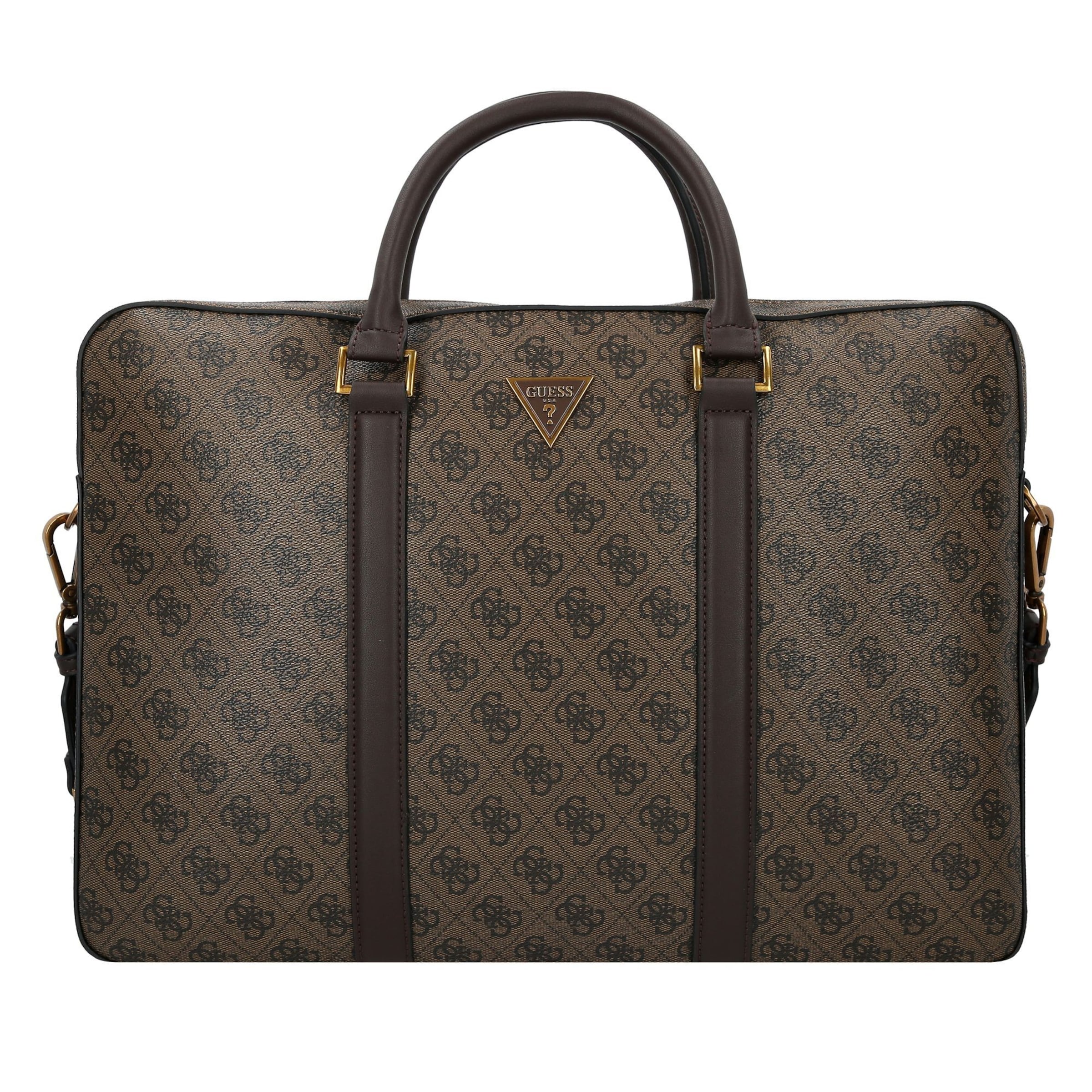 GUESS Document Bag 'Milano' in Brown: front