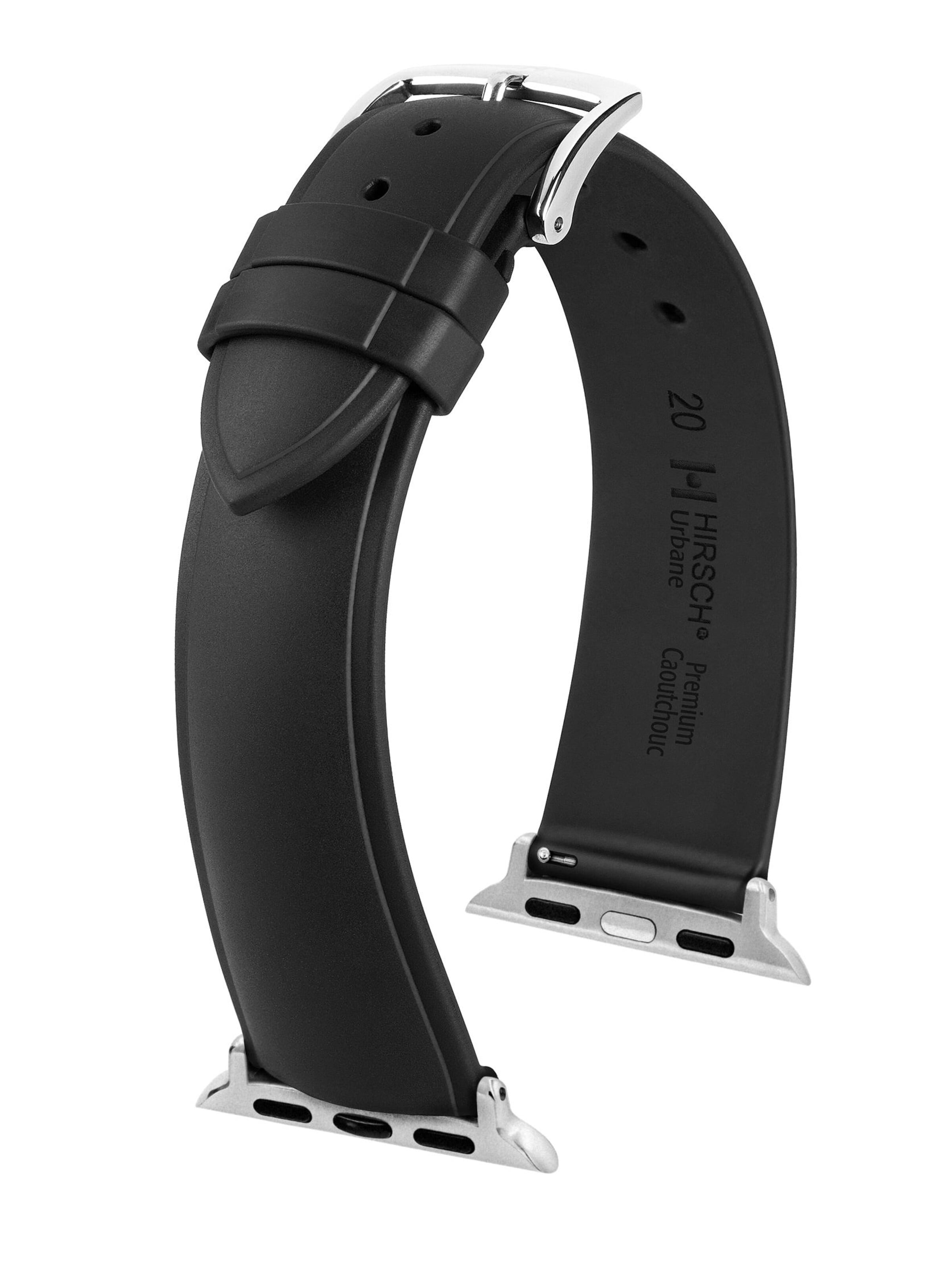 Orologio digitale 'Urbane for Apple Watch' di HIRSCH Armbänder in nero