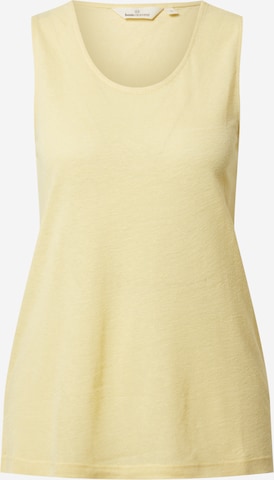 basic apparel Top 'Jenna' – žlutá: přední strana