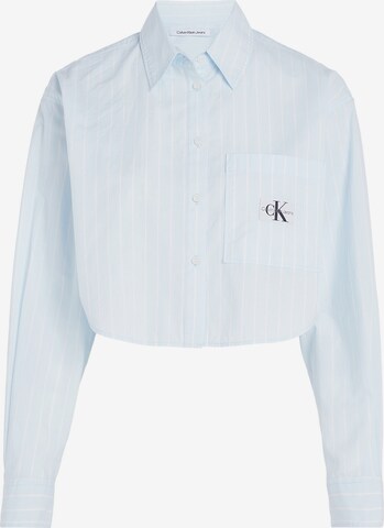 Calvin Klein Jeans Shirt in Blauw: voorkant