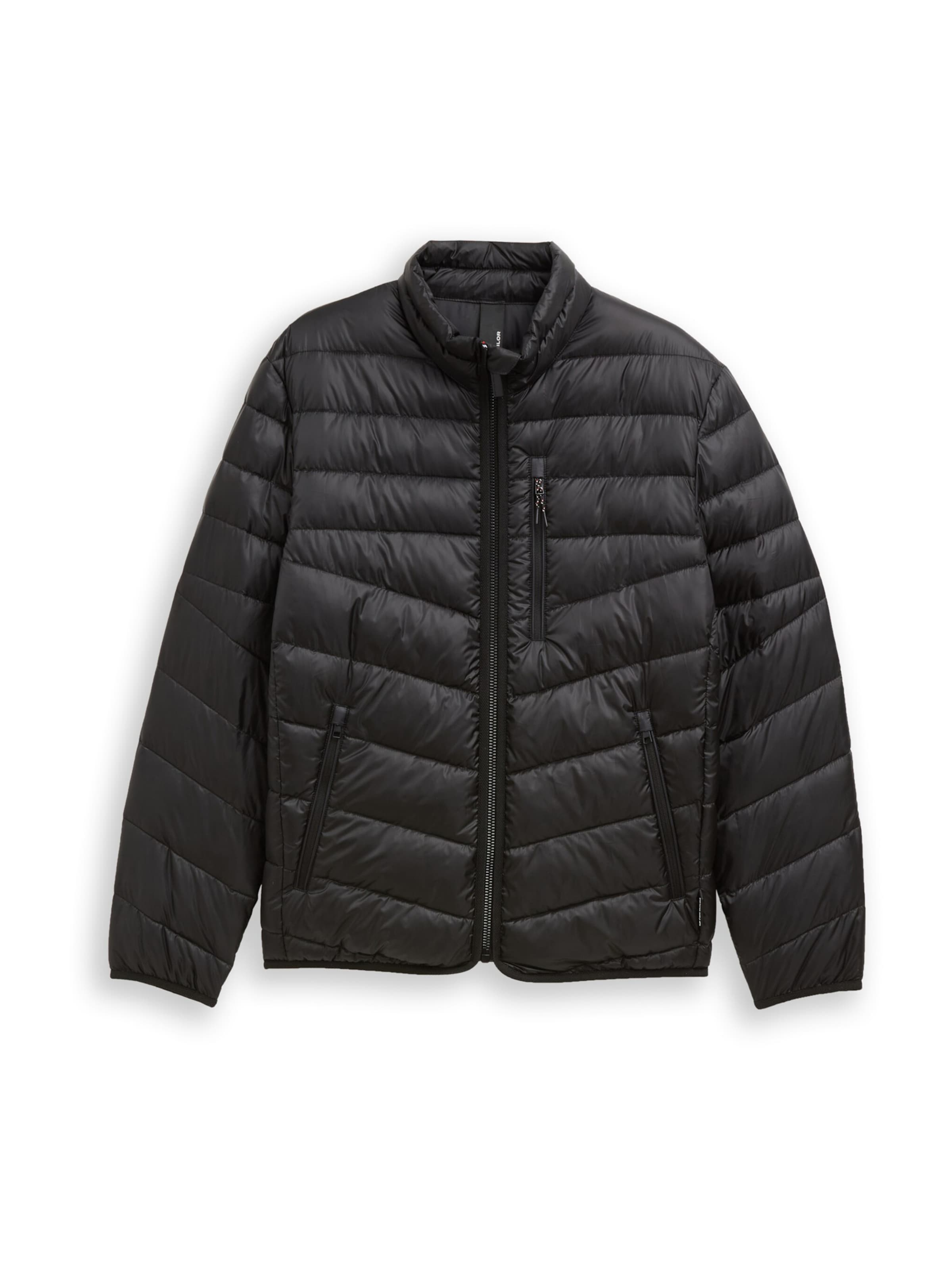 Geacă de primăvară-toamnă de la TOM TAILOR pe negru: față