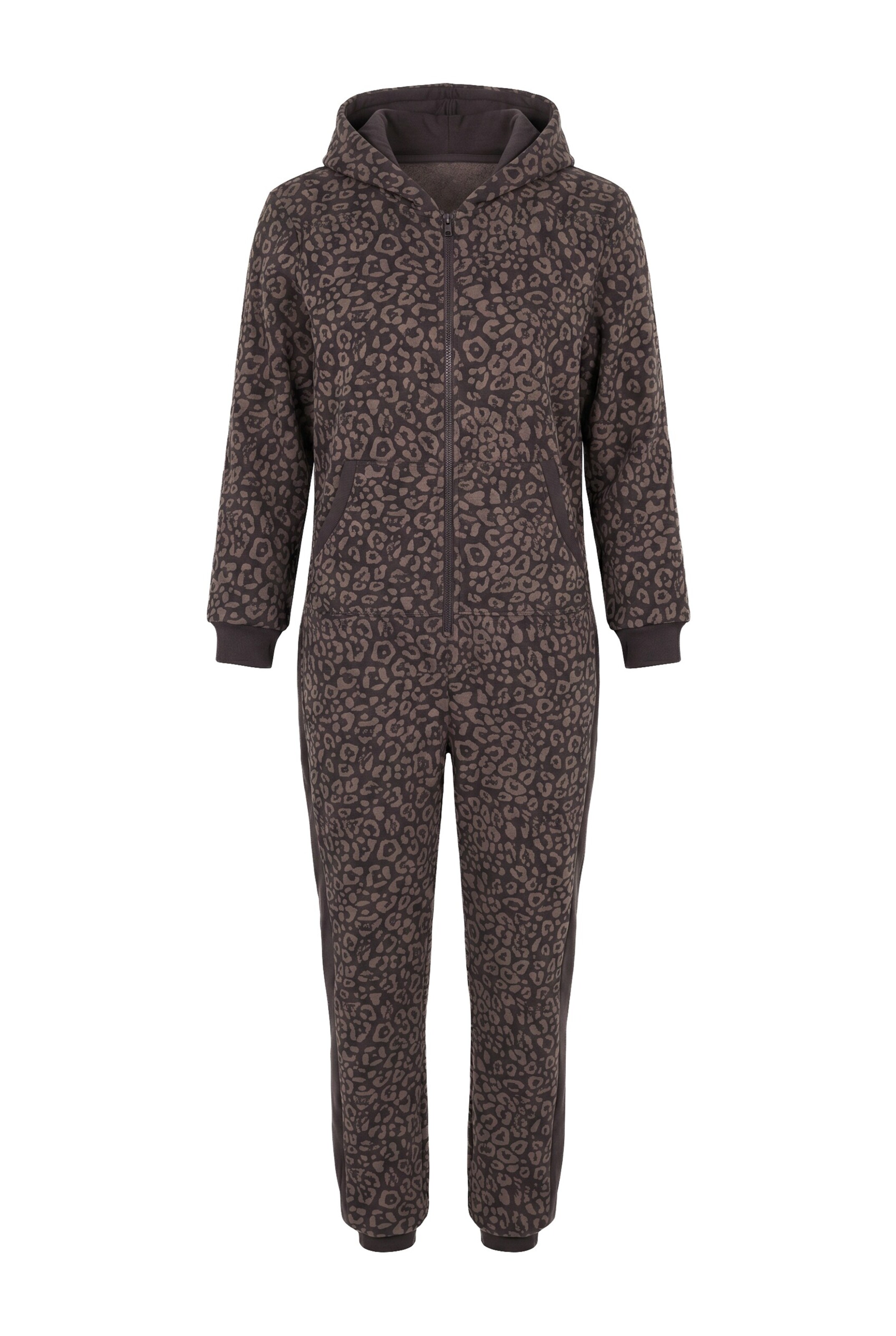 Ulla Popken Jumpsuit in Brown: front