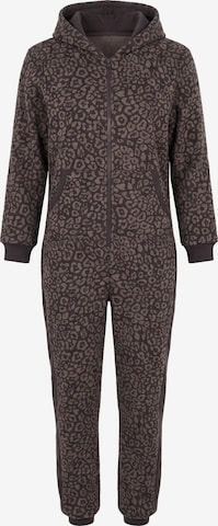 Ulla Popken Jumpsuit in Brown: front