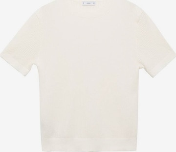 MANGO MAN T-shirt 'Flewh' in Weiß: Vorderseite