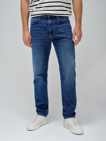 Regular Jean 'Straight' Salsa Jeans en bleu : devant