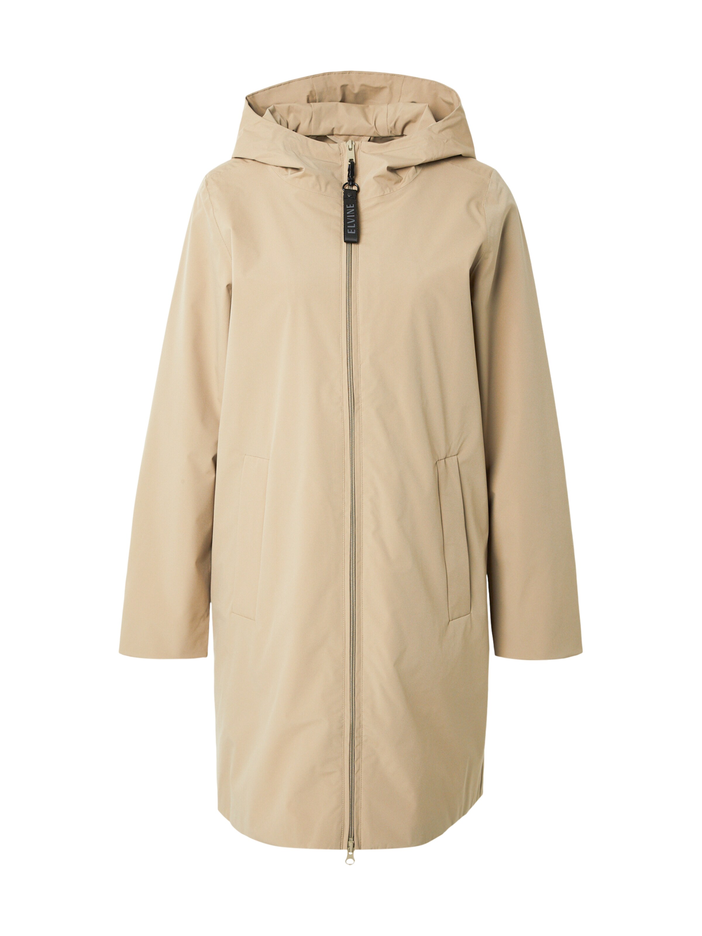 elvine Between-Seasons Coat 'Jonie' in Green: front