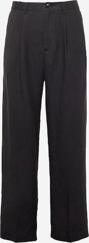 WEEKDAY Loose fit Pants in Black: front