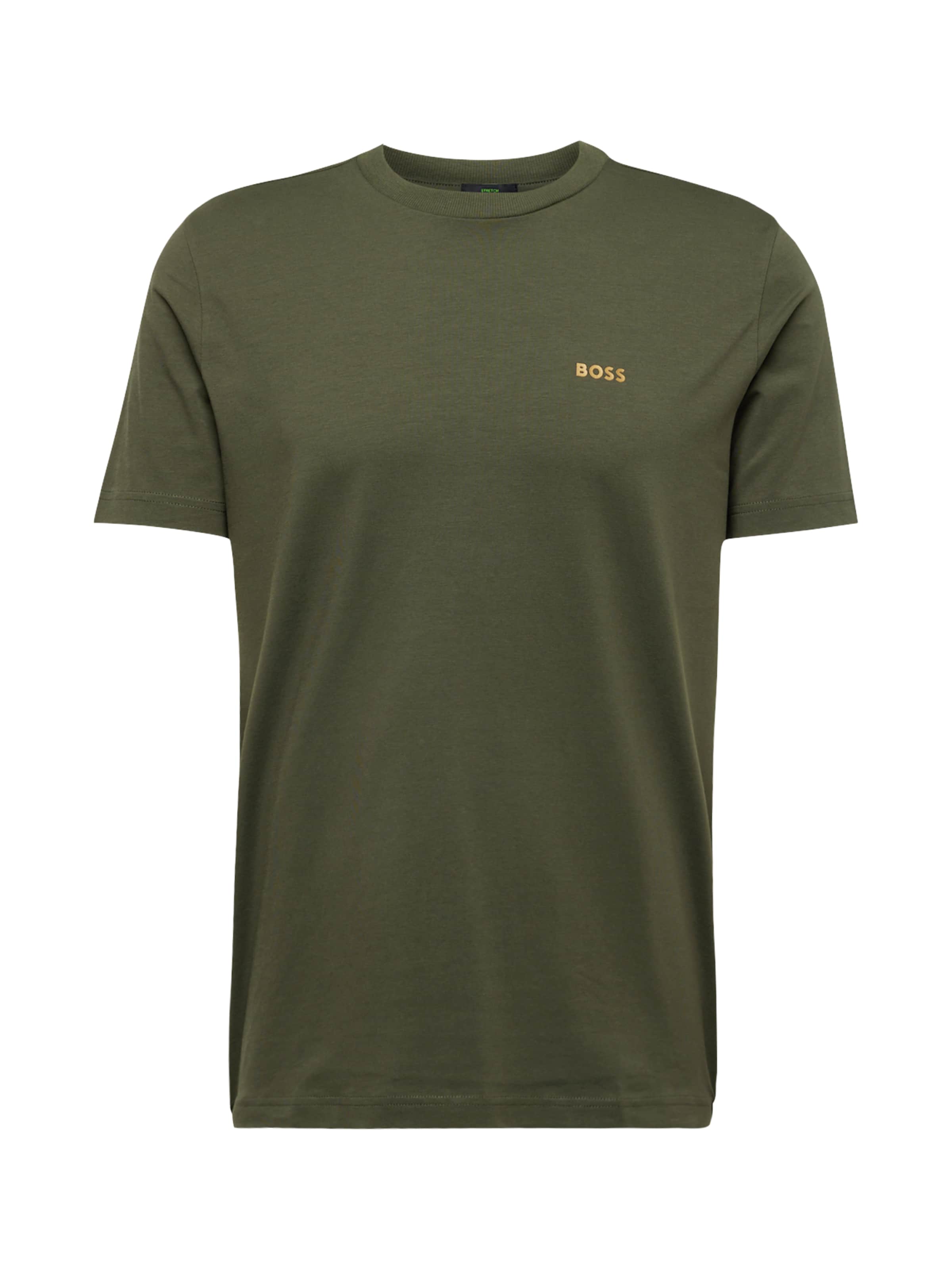 T-Shirt BOSS en vert : devant