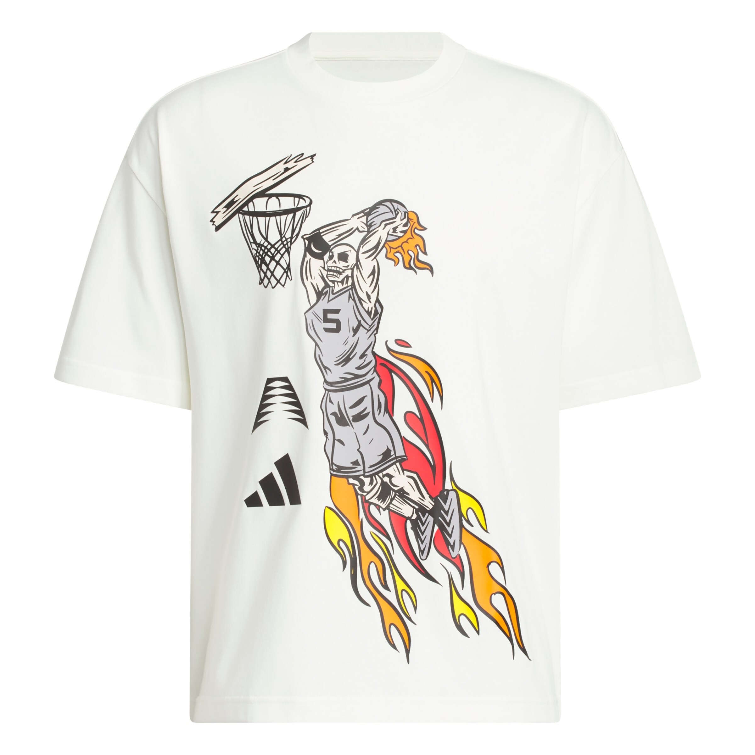 ADIDAS PERFORMANCE Performance shirt 'Anthony Edwards Stand Down' in White: front
