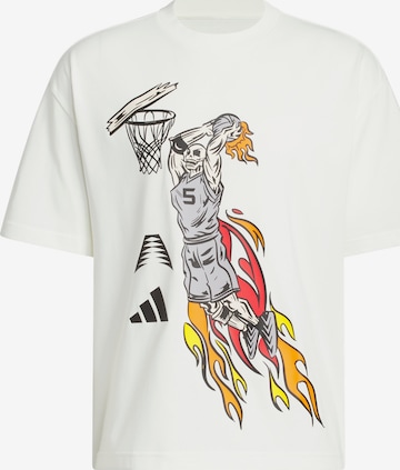 ADIDAS PERFORMANCE Performance shirt 'Anthony Edwards Stand Down' in White: front