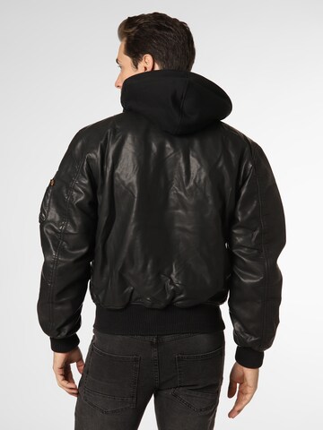 ALPHA INDUSTRIES Übergangsjacke in Schwarz