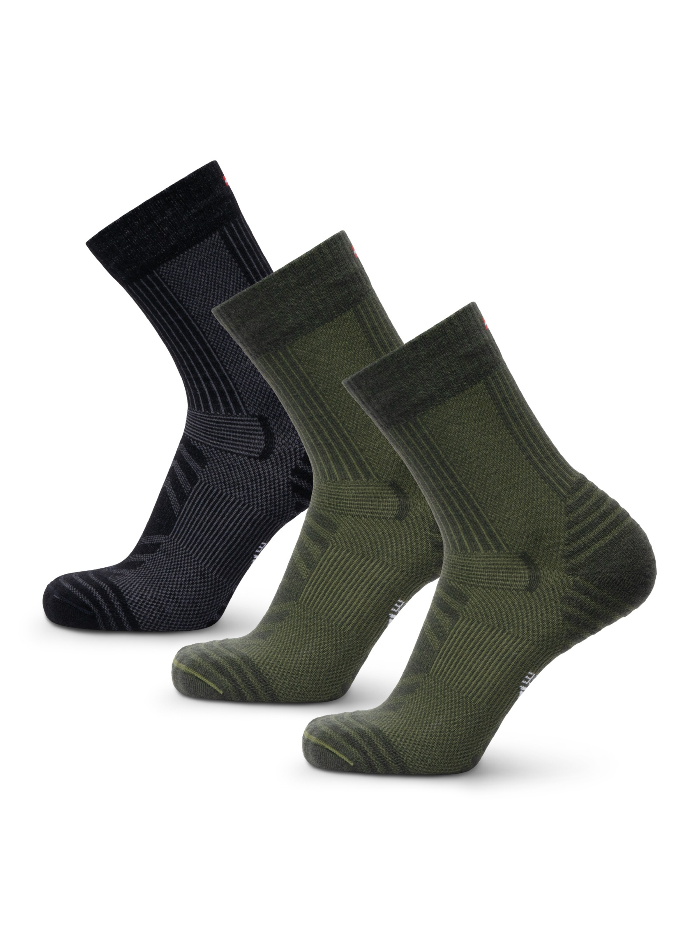 Chaussettes de sport 'Merino Hiking Light' DANISH ENDURANCE en vert