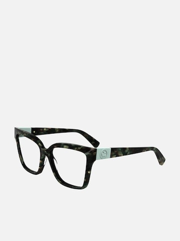Longchamp - Gafas de sol en verde: frente