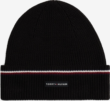 Berretto di TOMMY HILFIGER in nero: frontale