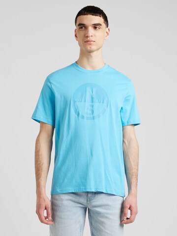 North Sails T-Shirt in Blau: Vorderseite